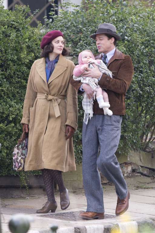 Brad Pitt and Marion Cotillard film the new Robert Zemeckis movie Five Seconds of Silence 23a2b